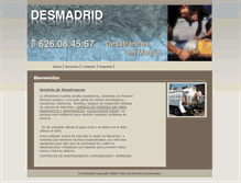 Tablet Screenshot of desatrancosenmadrid.net